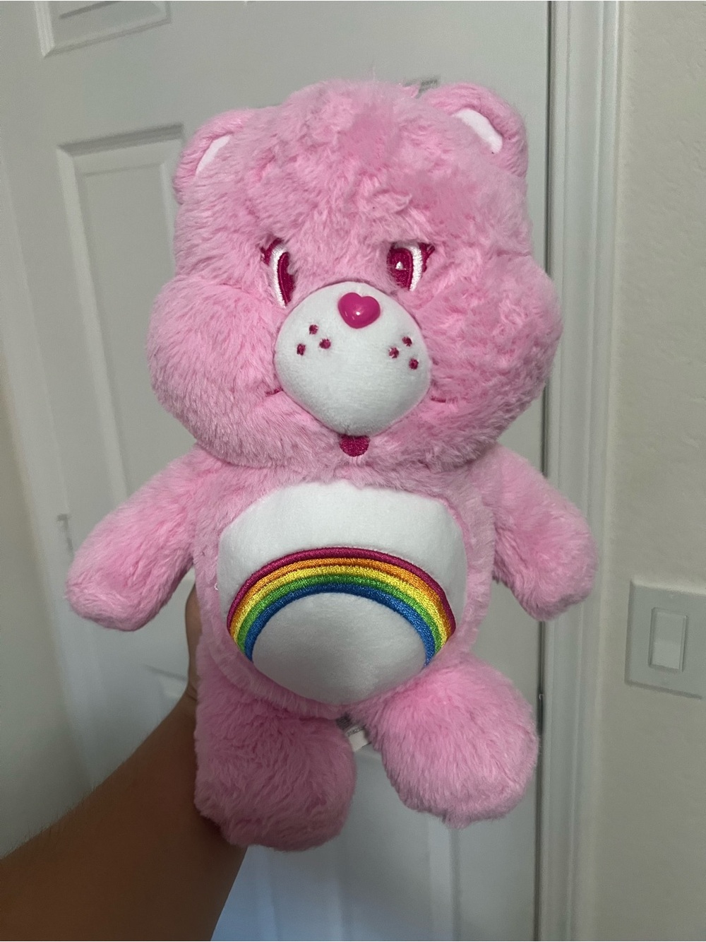 NWOT Care Bear Pink Rainbow Plush